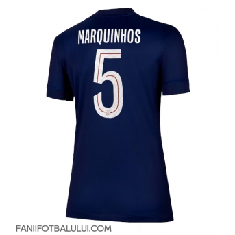 Paris Saint-Germain Marquinhos #5 Tricou Fotbal Replică 2025-26 Femei Acasa